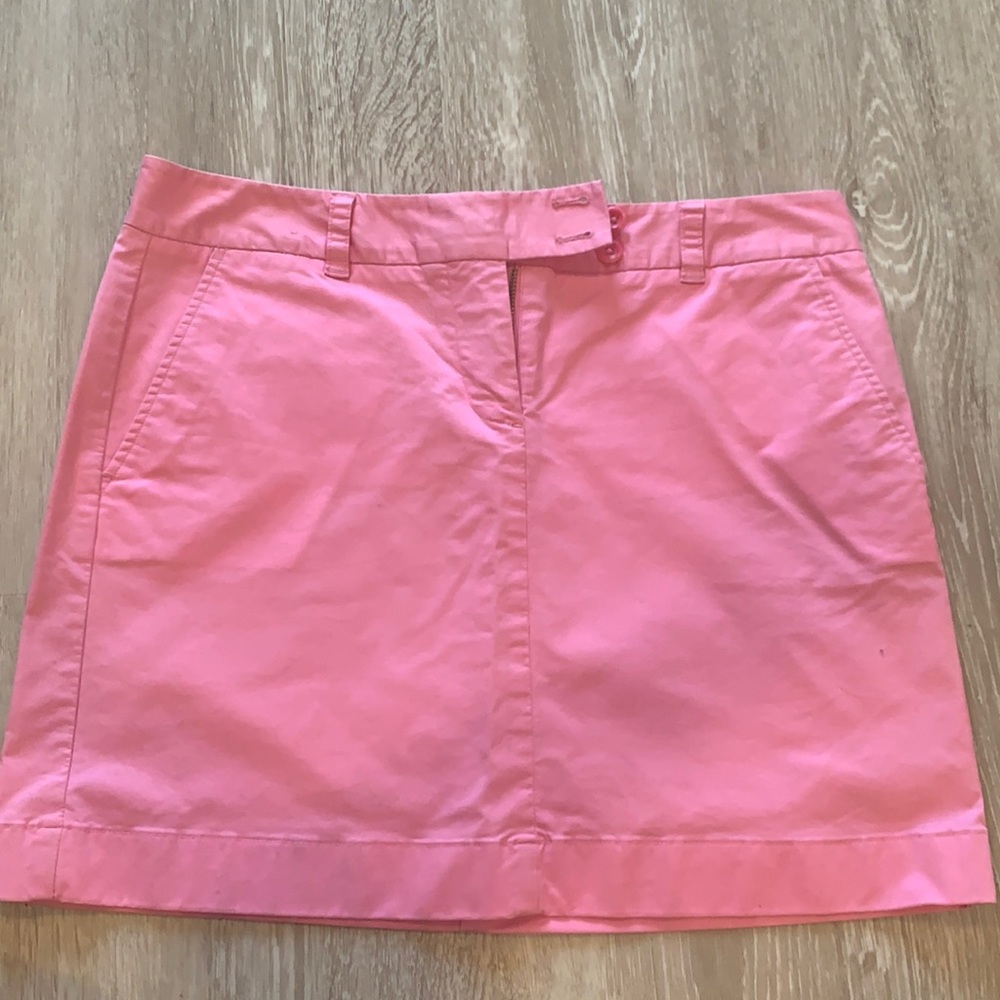 Vineyard vines skirt pink sz 10 belt loops pockets